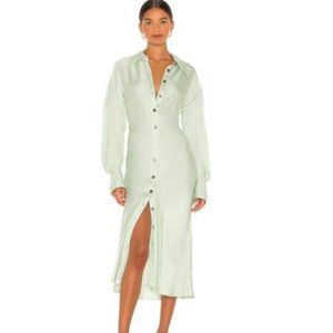 Song of Style Light Green Midi Dress
